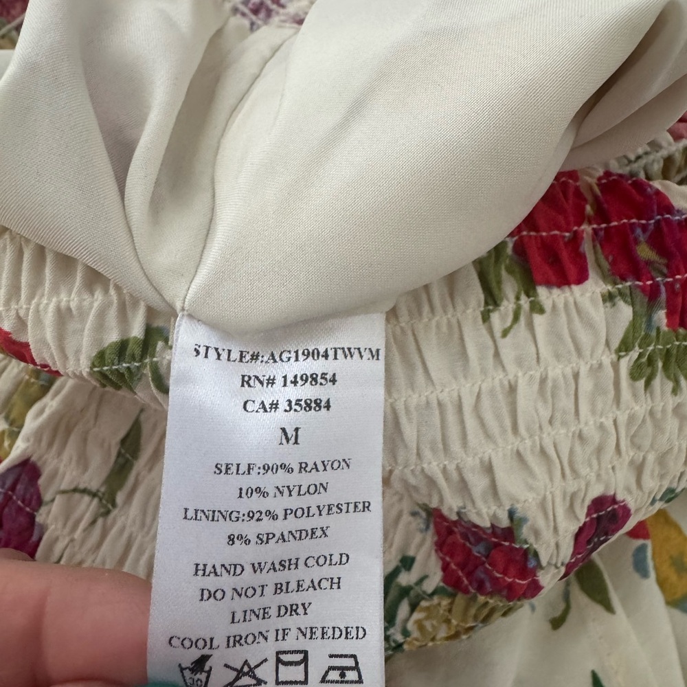 Sadie & Sage Colorful Fruit Print Skirted Romper medium (read) - Picture 7 of 7